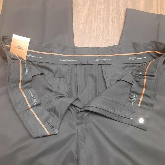 Haggar Mens 34x30 Classic Fit Comfort Waistband Black Dress pants NWT *READ* - Picture 7 of 12